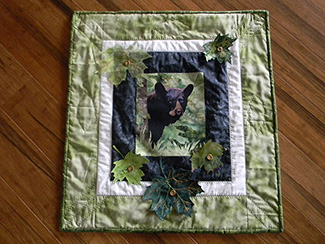 Black Bear Wall Hanging